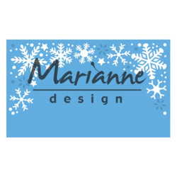 Fustella metallica Marianne Design Creatables Snowflakes border