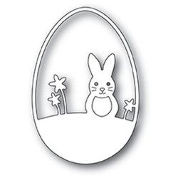 Fustella metallica PoppyStamps Easter Bunny Egg