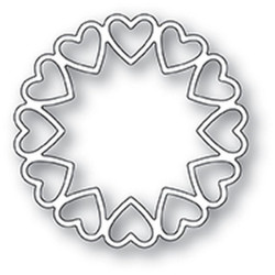 Fustella metallica PoppyStamps Fancy Heart Ring