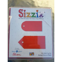 Fustella Sizzix Bigz 38-0236 Tag Set