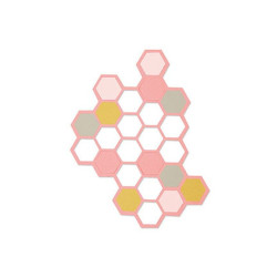 Fustella Sizzix Thinlits Hexagons