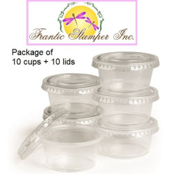 Contenitori 10 pezzi da 6 cl Clear Treat Cups with lids