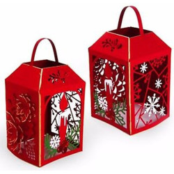 Fustella Sizzix Thinlits Winter Lantern by Katelyn Lizardi