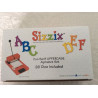 Fustella Sizzix Fun Serif Uppercase maiuscolo