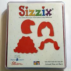 Fustella Sizzix BigZ Capelli bimba 1