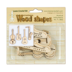 Leane Creatief Wood shapes Musical instruments