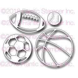 Fustella metallica Sports Ball Icons