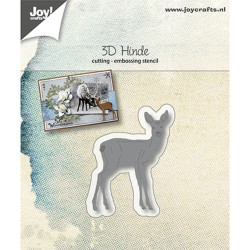 Fustella metallica Joy! Crafts Cutting & Embossing with 3D effect - Deer