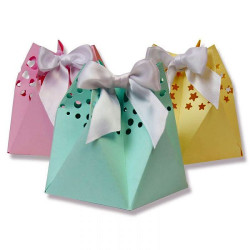 Fustella Sizzix Thinlits Star Gift Bag by Sharon Drury