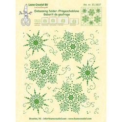 Embossing folder Leane Creatief Snow medallion