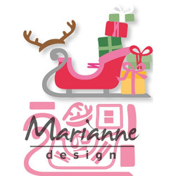 Fustella metallica Marianne Design Collectables Eline's Sleigh