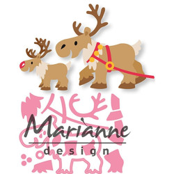 Fustella metallica Marianne Design Collectables Eline's Reindeer