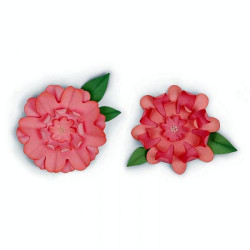 Fustella Sizzix Bigz Flowers with Leaves