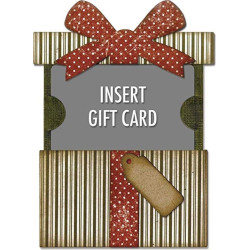 Fustella Sizzix Thinlits Gift card package by Tim Holtz