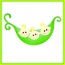 Fustella Sizzix Originals Pea & Pea Pod