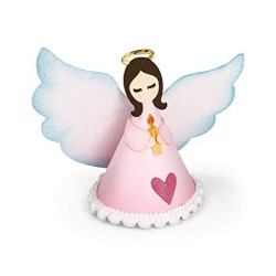 Fustella Sizzix Thinlits Set Angel 3-D by Jen Long