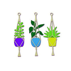 Fustella Sizzix Thinlits Hanging Planter