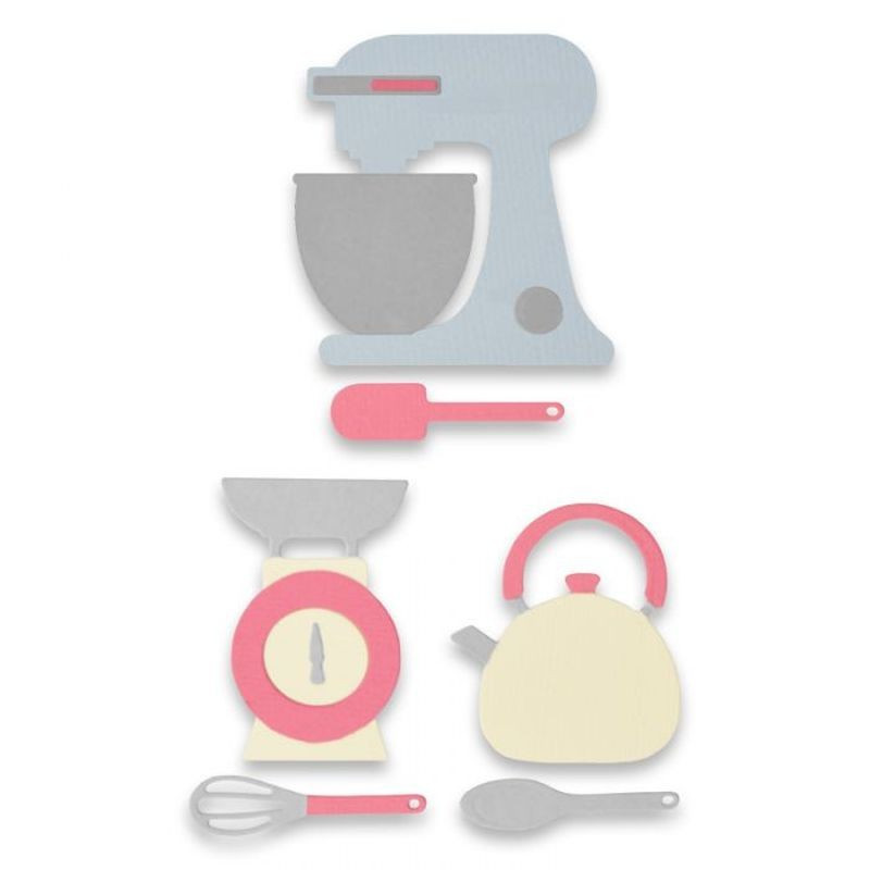 Fustella Sizzix Thinlits Kitchen Set