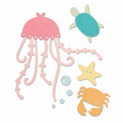 Fustella Sizzix Thinlits under the sea