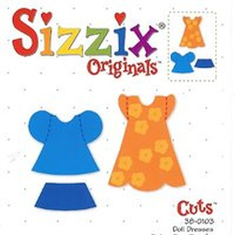 Fustella Sizzix Bigz Set vestiti bimba bambola