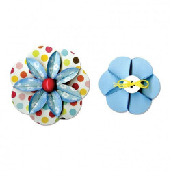 Fustella Sizzix Sizzlits Decorative Strip Flower folded