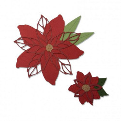 Fustella Sizzix Thinlits Poinsettia