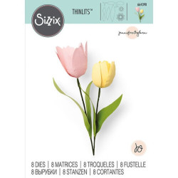 Fustella Sizzix Thinlits Tulip