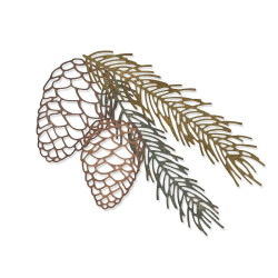 Fustella Sizzix Thinlits set 4pk pine branch