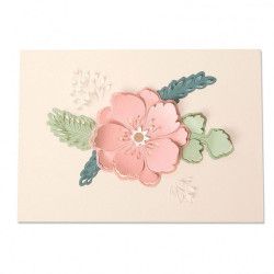 Fustella Sizzix Thinlits Peony pop-up