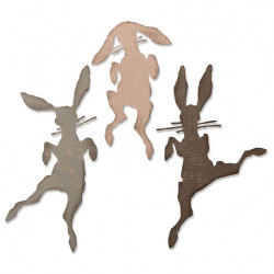 Fustella Sizzix Thinlits set 3pk bunny hop