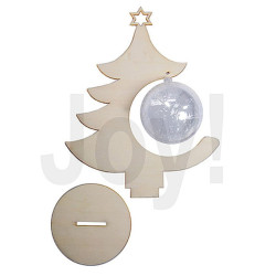 Joy Crafts Albero di Natale con pallina 8 cm