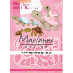 Fustella metallica Marianne Design Collectables Eline's Turtles