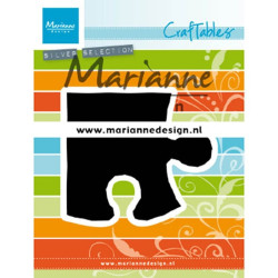 Fustella metallica Marianne Design Craftables Puzzle piece