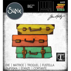 Fustella Sizzix Bigz Bagagli by Tim Holtz