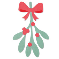 Fustella Sizzix Bigz Mistletoe leaves