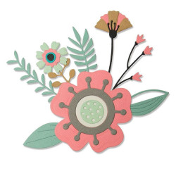 Fustella Sizzix Thinlits Creative Florals