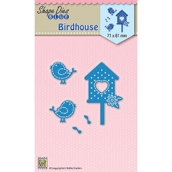 Fustella metallica Nellie's Choice Birdhouse