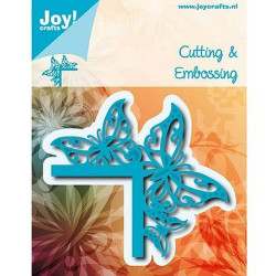 Fustella metallica Joy! Crafts Cutting & Embossing Bordo di Farfalle