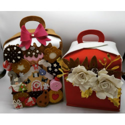 Fustella doppia A4 Plus Porta panettone e pandoro kit 2 fustelle + 2 PAD SPECIALI