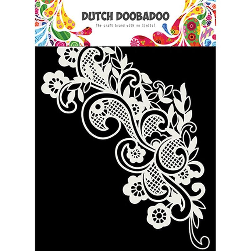 Stencil DDBD Dutch Mask Art, Mask Kant