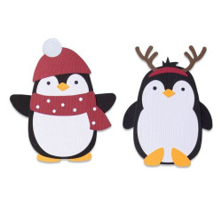 Fustella Sizzix Bigz Penguin friends