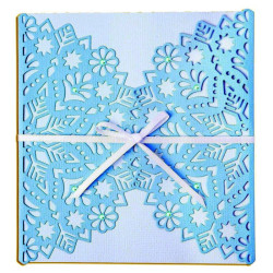 Fustella Sizzix Thinlits Snowflake wrap