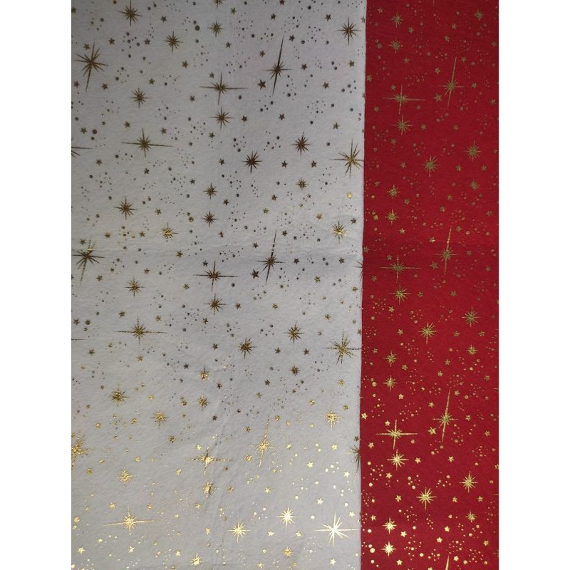 Pannolenci stampato 1mm fantasia stella polare 35x50 cm colore a scelta