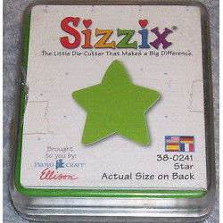 Fustella Sizzix Originals Green Stella