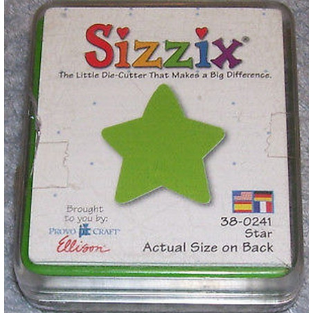 Fustella Sizzix Originals Green Stella