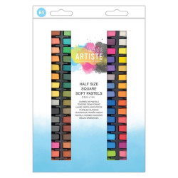 Set ARTISTE SOFT PASTELS HALF SIZE STICKS 64 PEZZI