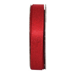 Nastro in raso glitter satinato 3 metri radiant red