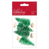 SNOW TIPPED MINI TREES (4PK) - CREATE CHRISTMAS