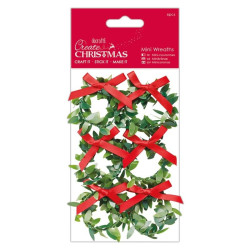 MINI WREATHS (6PCS) - CREATE CHRISTMAS