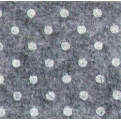 Feltro 3mm a pois misura 50x50 cm